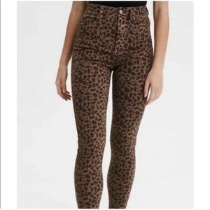 AE 360 Next Level Curvy Super High-Waisted Leopard Jegging